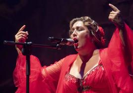 La cantaora Estrella Morente actuará el domingo en Santander junto a su hermano Kiki.