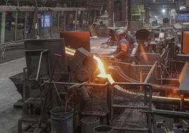 Fábrica de tubo fundido de Saint Gobain Pam, en el santanderino barrio de Nueva Montaña.