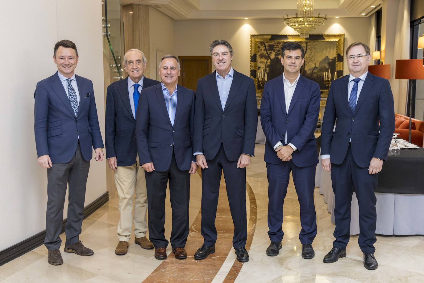 Alejandro Liz, Fernando García, Eugenio de Juana, Ignacio Martínez, David Cantareno y Javier Vidal.