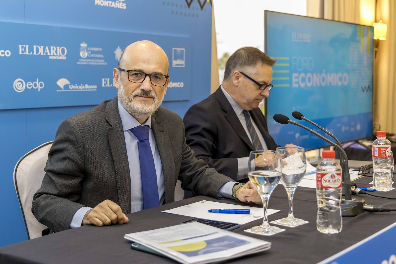 El ponente del foro, Manuel Pérez-Sala Gozalo, presidente del Círculo de Empresarios.