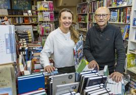 José Luis Fernández Gándara con su hija Sonsoles, su mano derecha en Tantín.