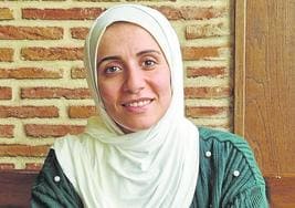 Basma Abuhassira, durante el encuentro mantenido para esta entrevista.