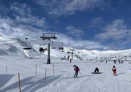 Imagen de la pasada temporada de esquí en Alto Campoo.