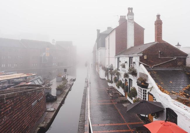 La zona de los canales de Birmingham.