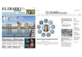 El diseño del periódico y de la web de El Diario Montañés se ha modernizado y adaptado a los nuevos modos de lectura.