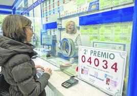 Administración de lotería en Santander, en el número 9 del Paseo de Pereda.