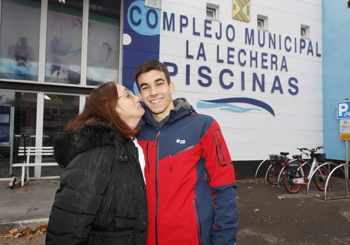 María Alvaro e Ian Calvo se reencontraron el jueves en el recinto deportivo, citados por El Diario Montañés para este reportaje.