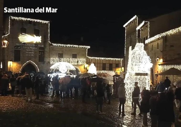 Santillana del Mar, preciosa bajo 400.000 luces