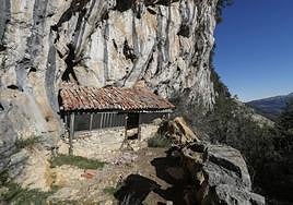 Estado exterior de la ermita de Socueva.
