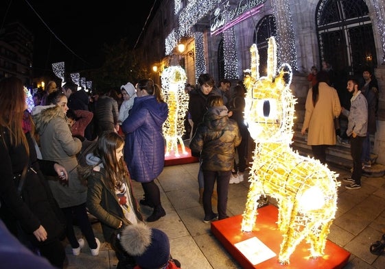 Una de las figuras presentadas en el marco de esta iniciatitva, en el Bulevar Demetrio Herrero, en una imagen de archivo.