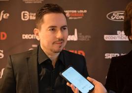 Jorge Lorenzo, ayer en el Foro Internacional del Deporte de Santander.