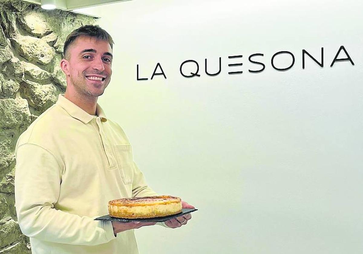 David Fernández abre en Santander el primer obrador especializado en tartas de queso