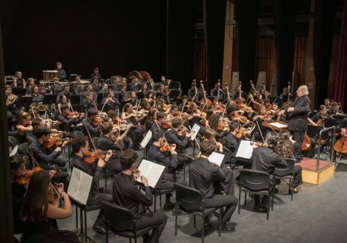 Concierto ofrecido por la Joven Orquesta Nacional en Almería el pasado mes de junio.