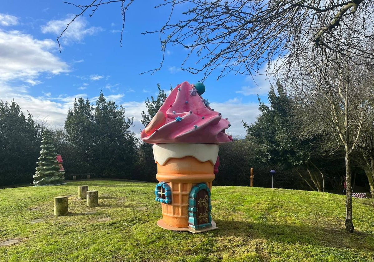 El parque de La Caloquera, en Sancibrián, acogerá un parque de la Navidad durante tres días.