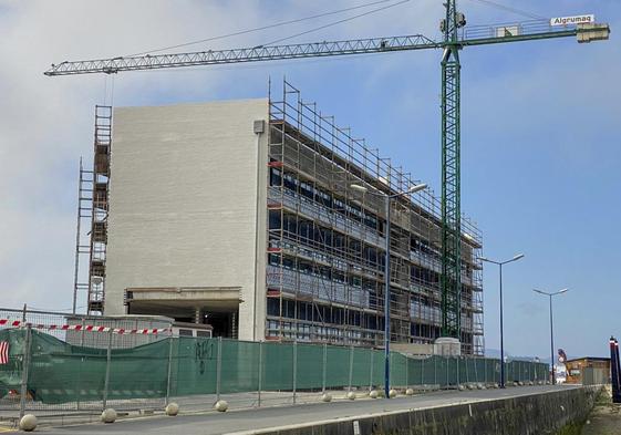 Obras del Centro de Formación Náutico Pesquera en Laredo.