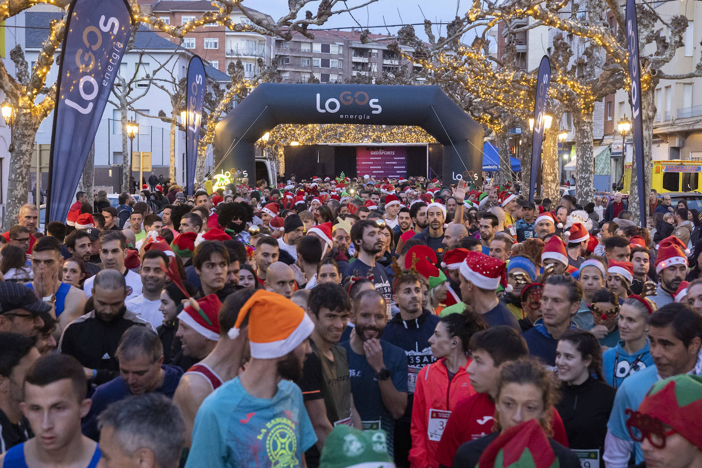 La carrera popular para los mayores ofrecía dos recorridos, 3,5 y siete kilómetros.