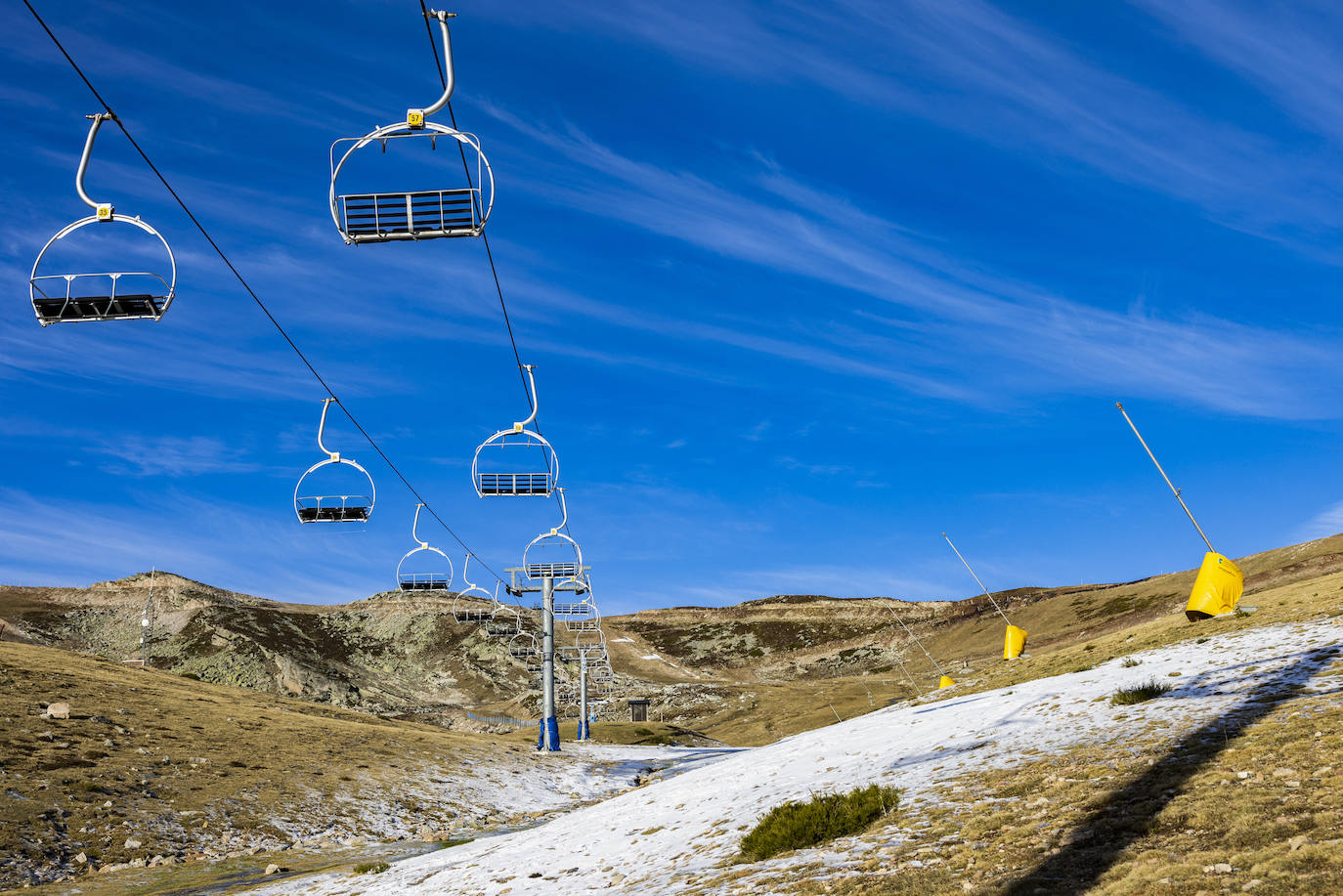 Fotos: Alto Campoo sin nieve en pleno enero