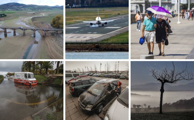 Olas de calor, inundaciones, lluvia de arena, nieblas... La meteorología fue caótica en 2022.