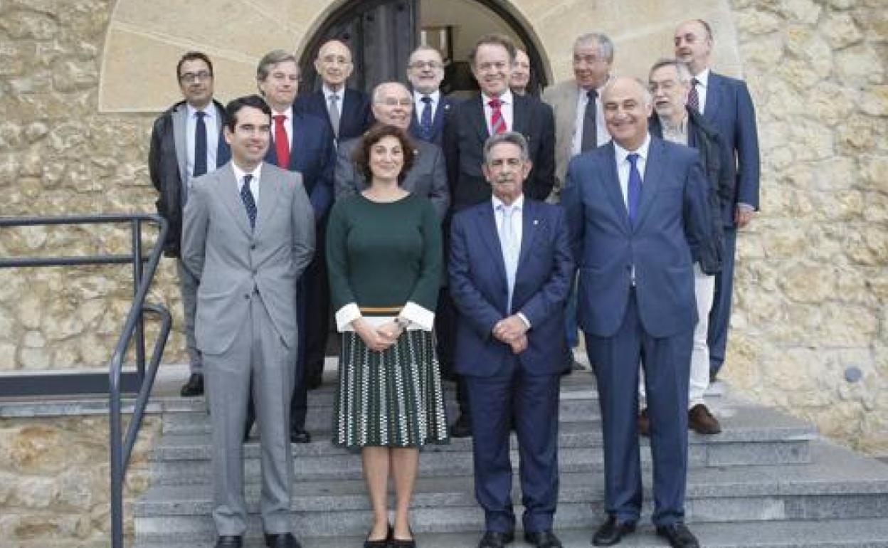 Imagen de la última reunión del Patronato en 2017.