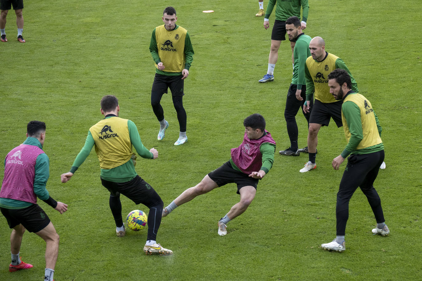 Fotos: El Racing prepara el partido ante el Sporting