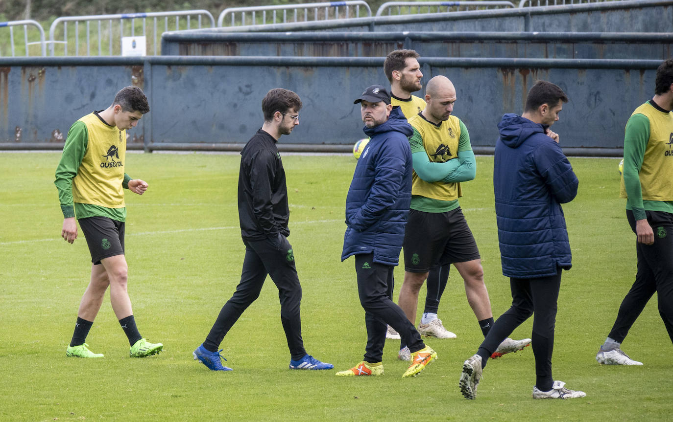 Fotos: El Racing prepara el partido ante el Sporting