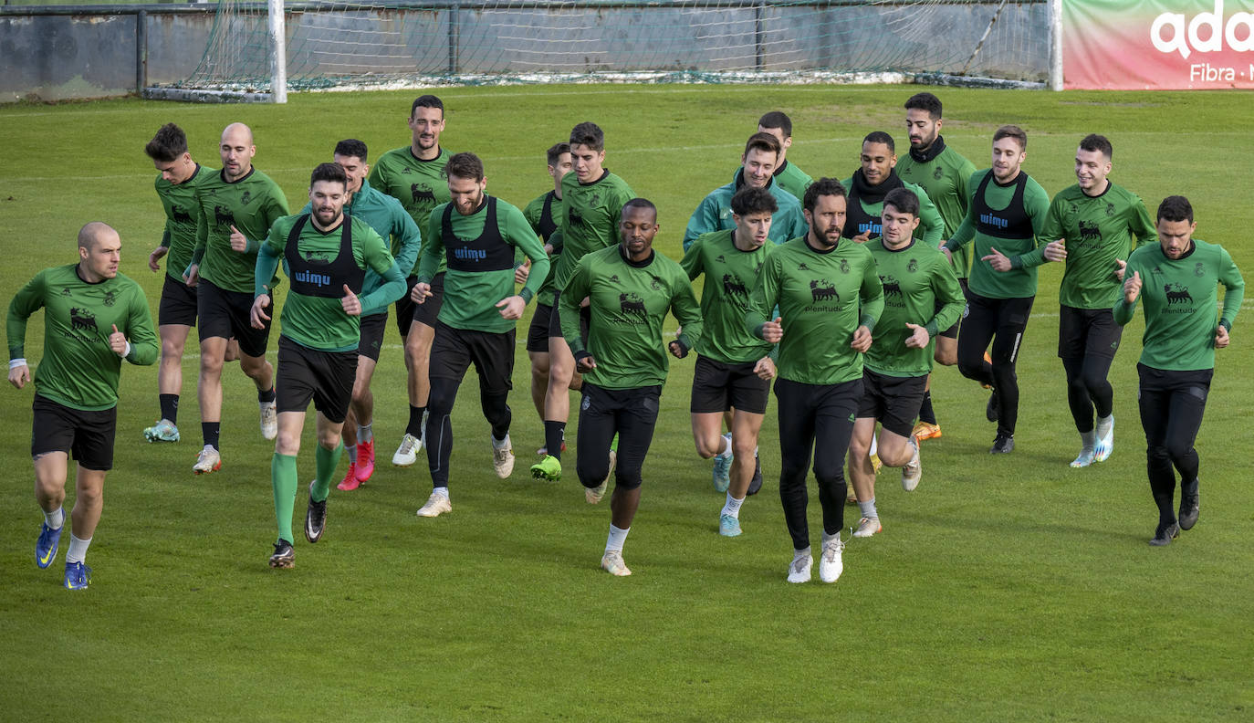 Fotos: El Racing prepara el partido ante el Sporting