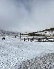 Imagen secundaria 2 - Estación de esquí de Alto Campoo esta mañana.