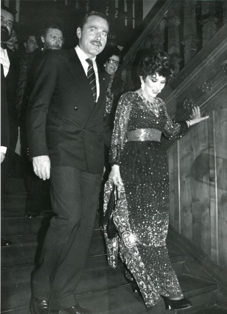 Imagen - Gina Lollobrigida y Franco Nero, en el Palacio de La Magdalena. | MANOLO BUSTAMANTE