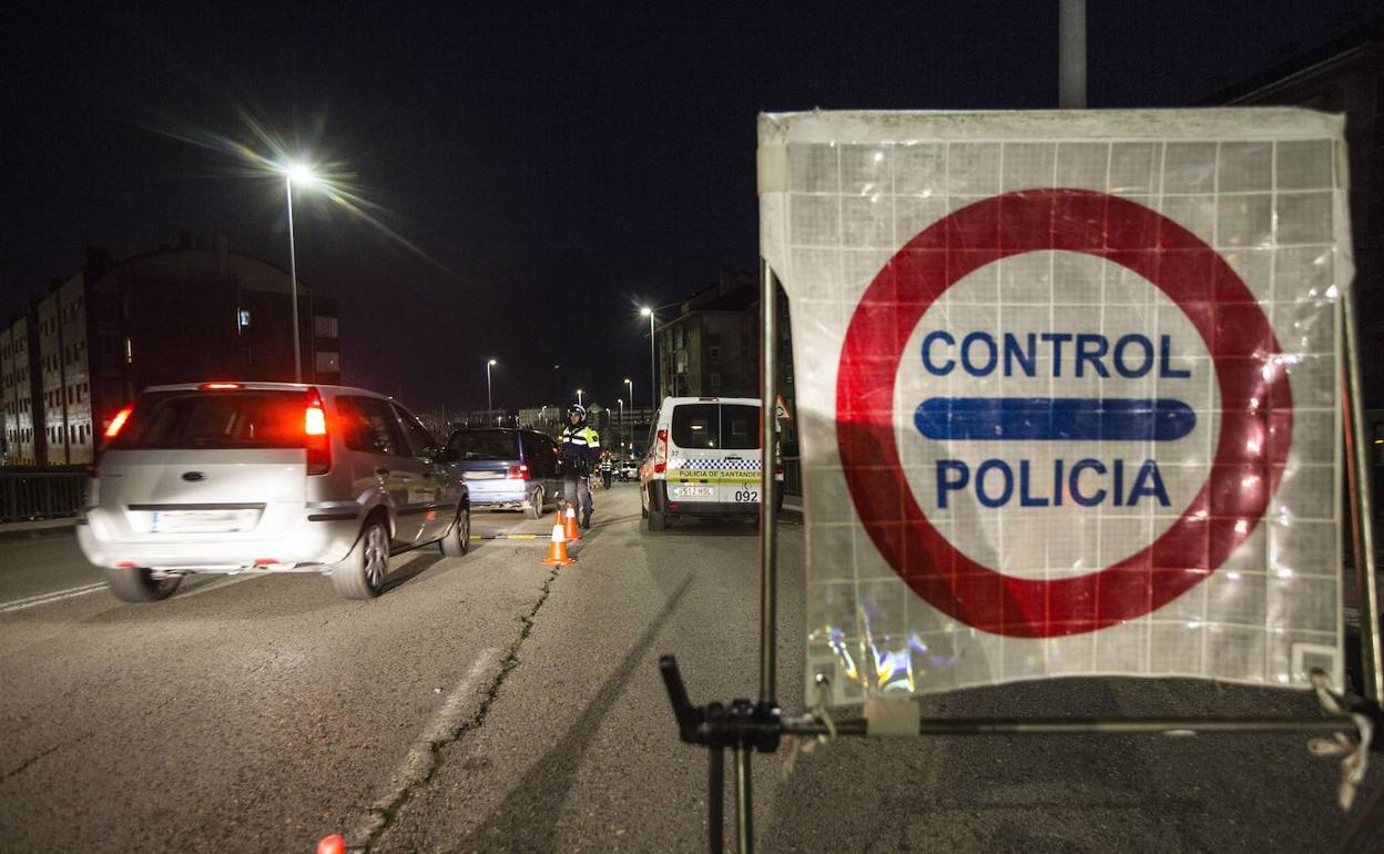 Control de la Policía Local de Santander