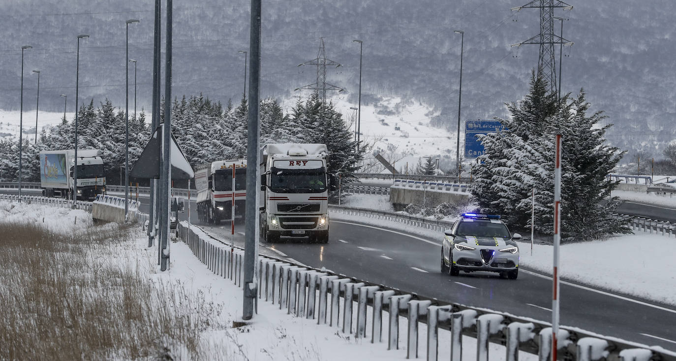 Camions por la A-67