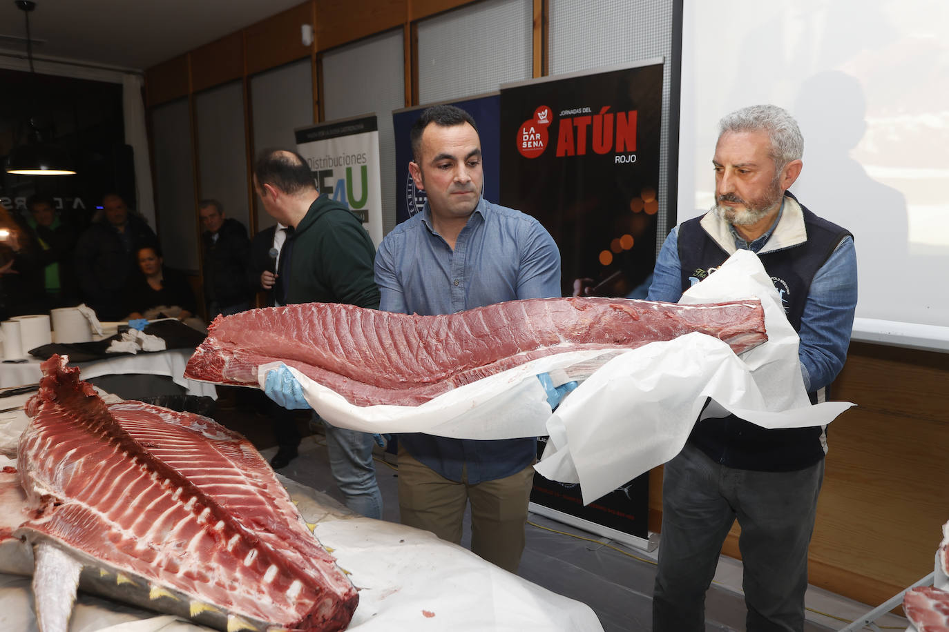 Las jornadas dedicadas al espectacular 'Thunnus thynnus' parten de un ejemplar de más de 200 kilos traído directamente del Mediterráneo del que, hasta el día 29, se podrá degustar 13 elaboraciones con diferentes técnicas 