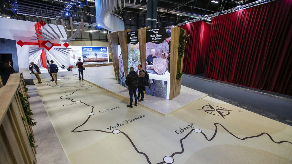 Así es el estand de Cantabria en Fitur