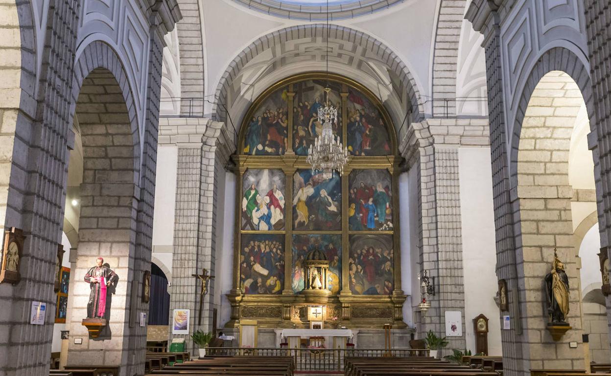 El retablo de María Mazarrasa está en la iglesia de La Compañía desde el año 1953.