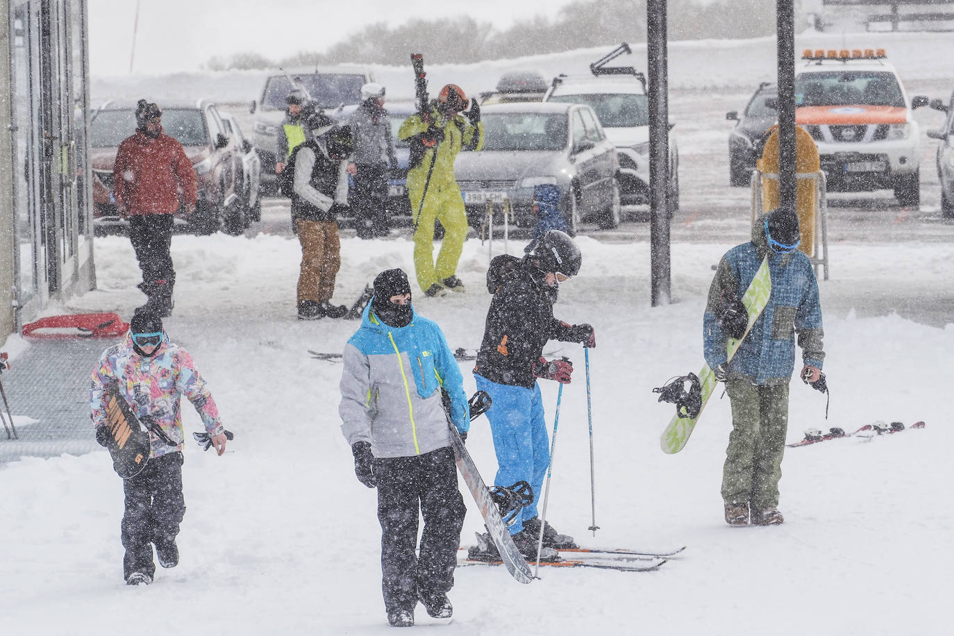 Fotos: Los primeros de Alto Campoo