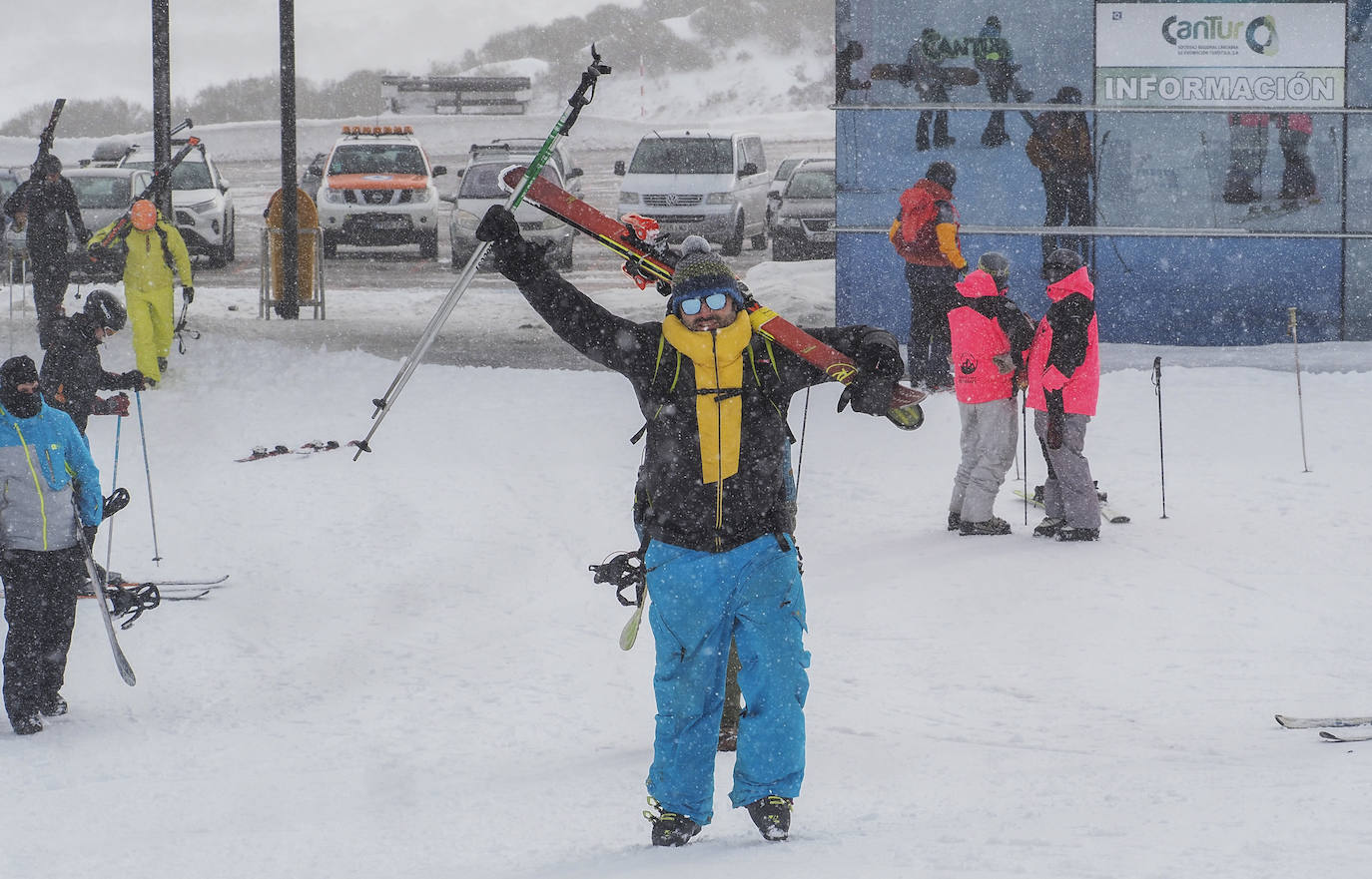 Fotos: Los primeros de Alto Campoo