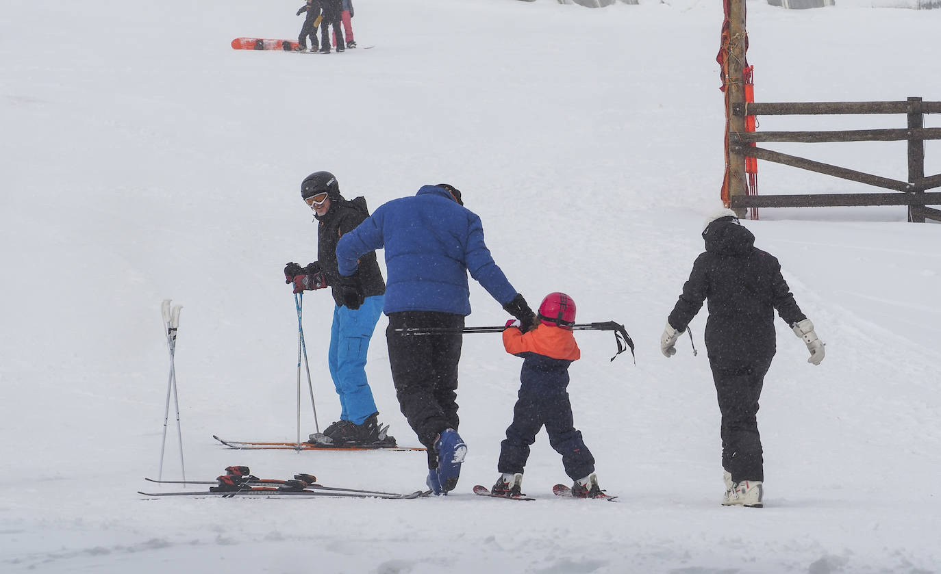 Fotos: Los primeros de Alto Campoo