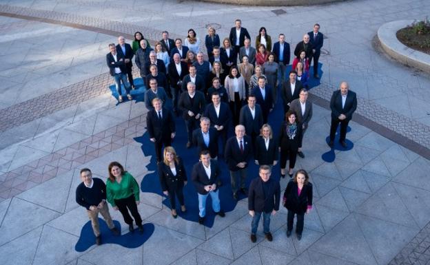 Foto oficial de todos los candidatos del PP.