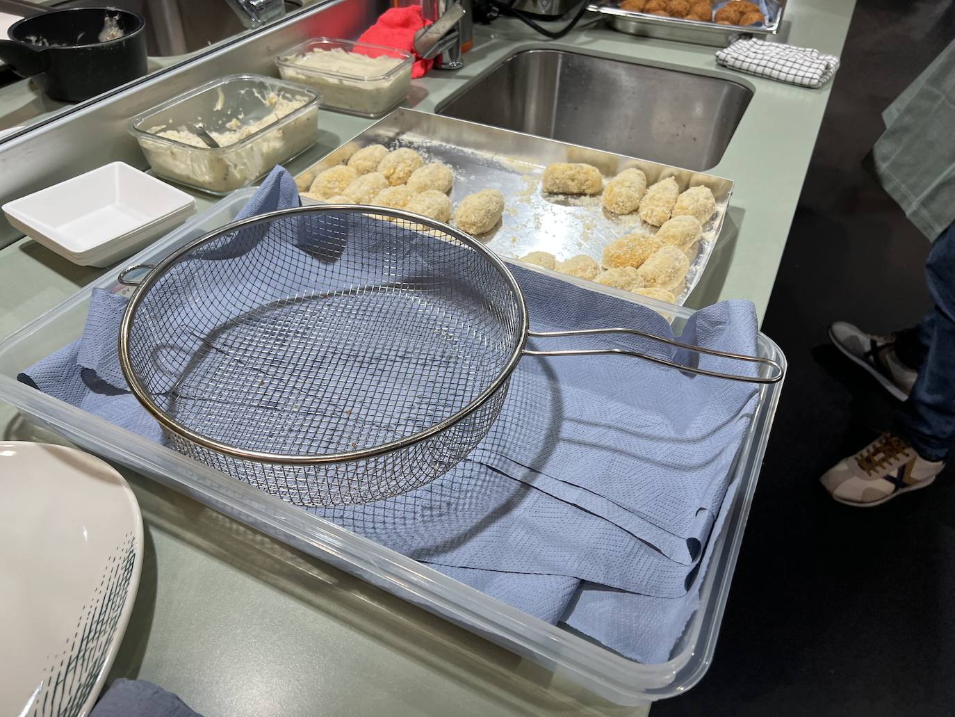 Mesa de trabajo de Miguel Borreguero en Madrid Fusión.