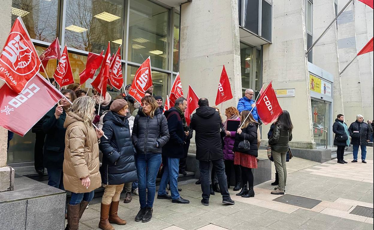 Protesta de los inspectores de Trabajo en Cantabria