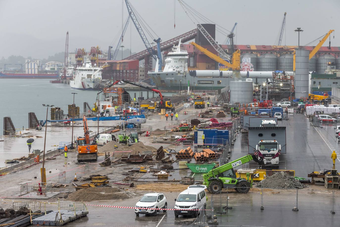 Fotos: Así van las obras en el Puerto de Santander