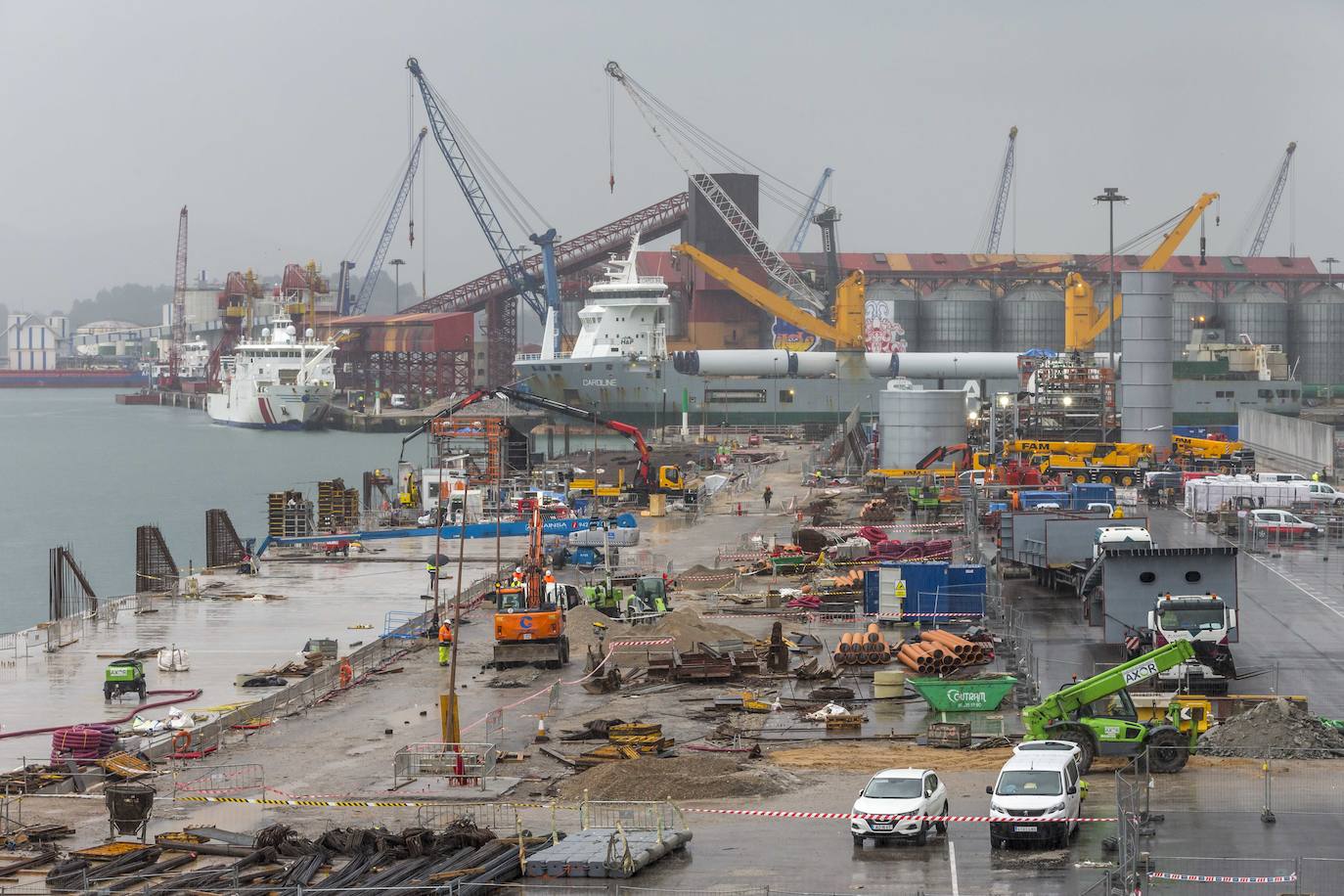 Fotos: Así van las obras en el Puerto de Santander