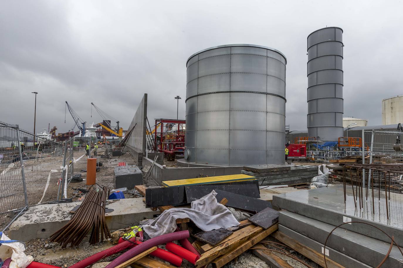 Fotos: Así van las obras en el Puerto de Santander