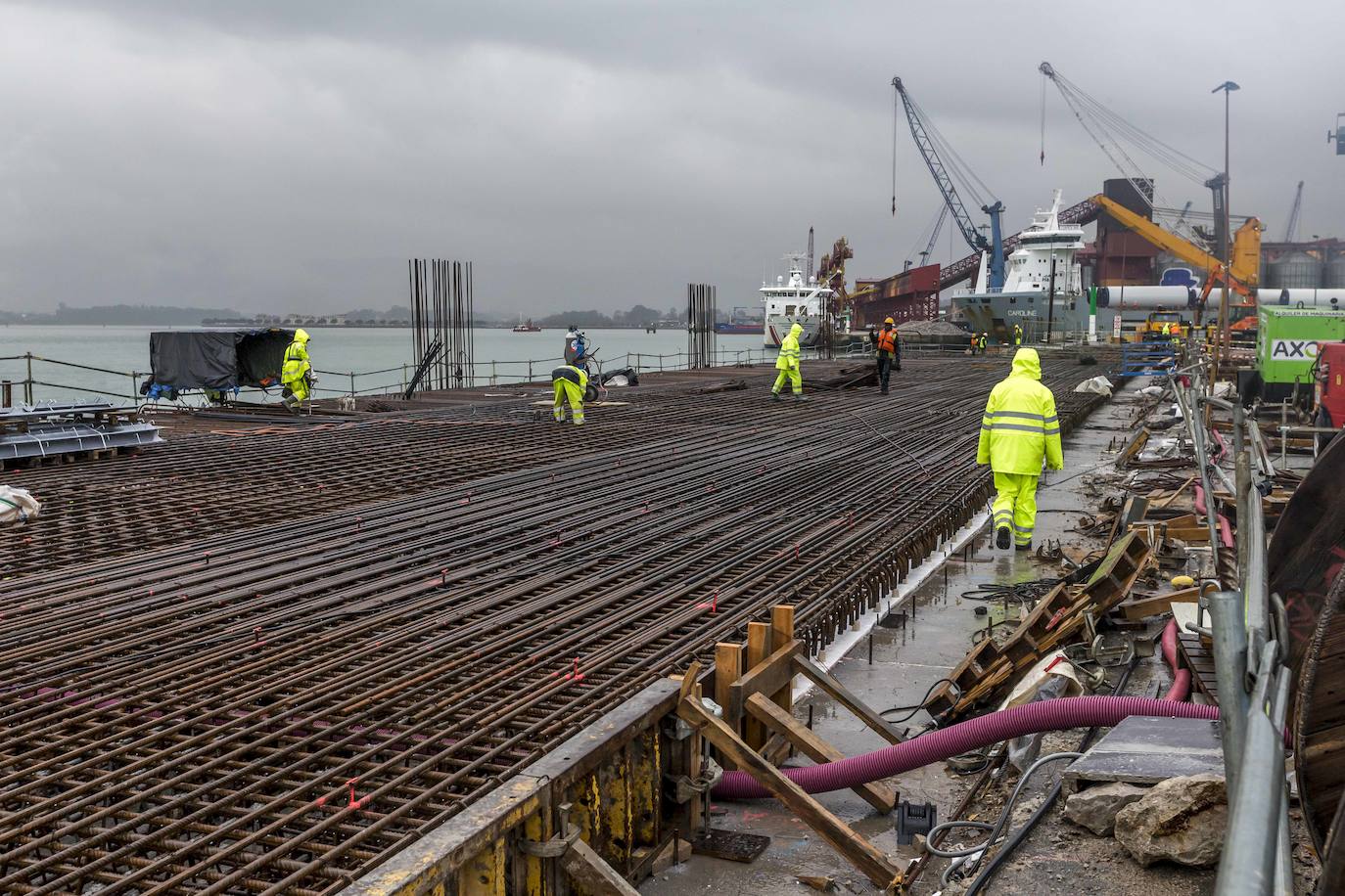 Fotos: Así van las obras en el Puerto de Santander