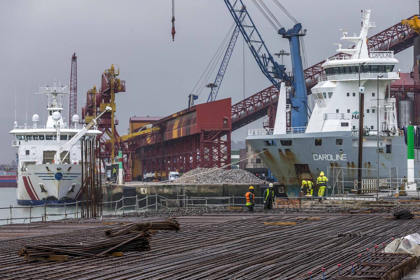 Fotos: Así van las obras en el Puerto de Santander