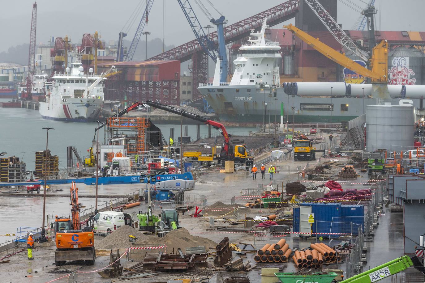 Fotos: Así van las obras en el Puerto de Santander