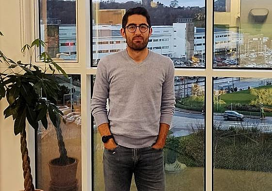 Pablo Roldán, en la Heriot-Watt University de Edimburgo.