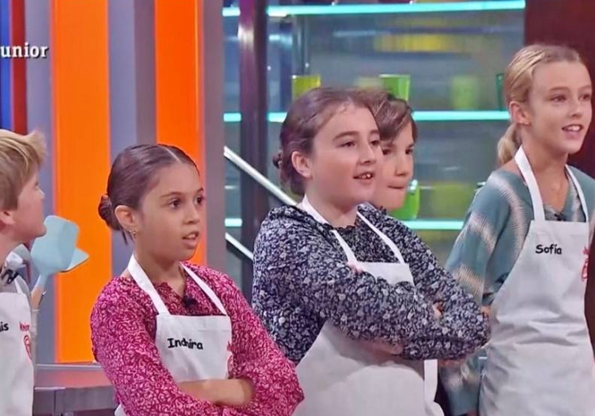 Inés Cantero en MasterChef Junior.