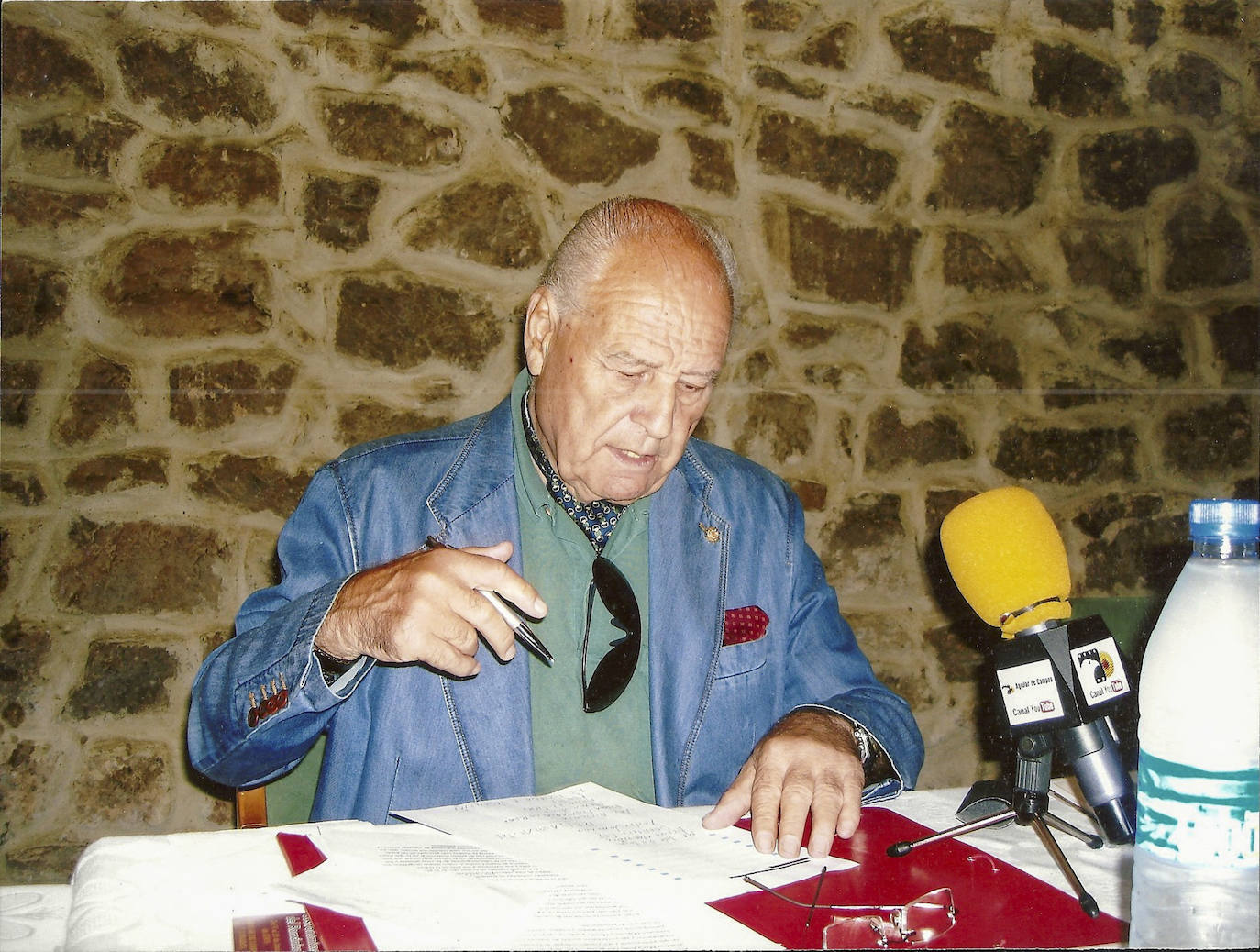 Adios Mann Sierra, Tertulio, cronista Cantabria