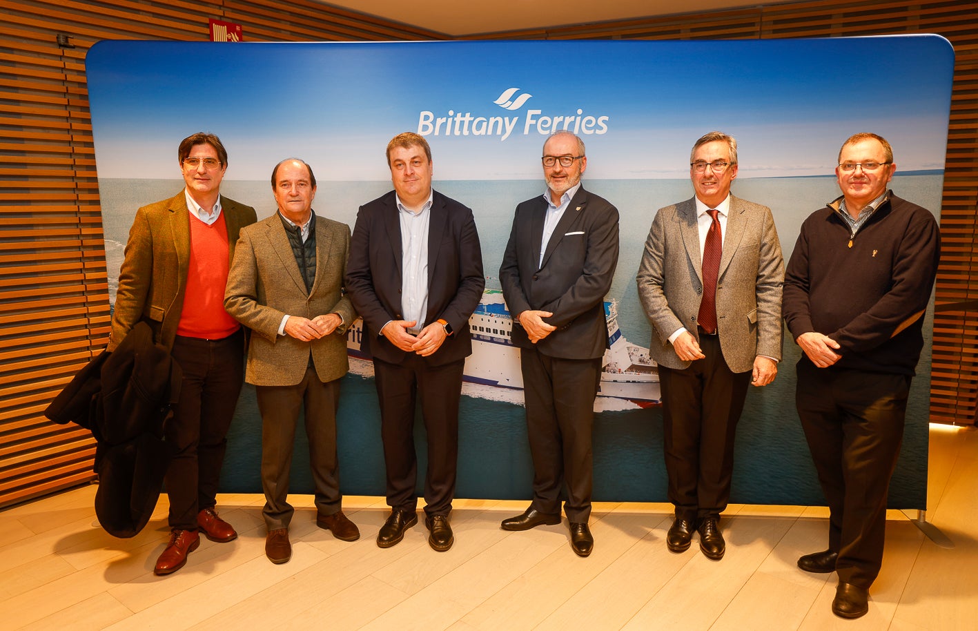 Ignacio Chamizo, Modesto Piñeiro, Roberto Castilla, Christophe Mathieu, Juan Luis Sánchez y Frederic Pucheu.