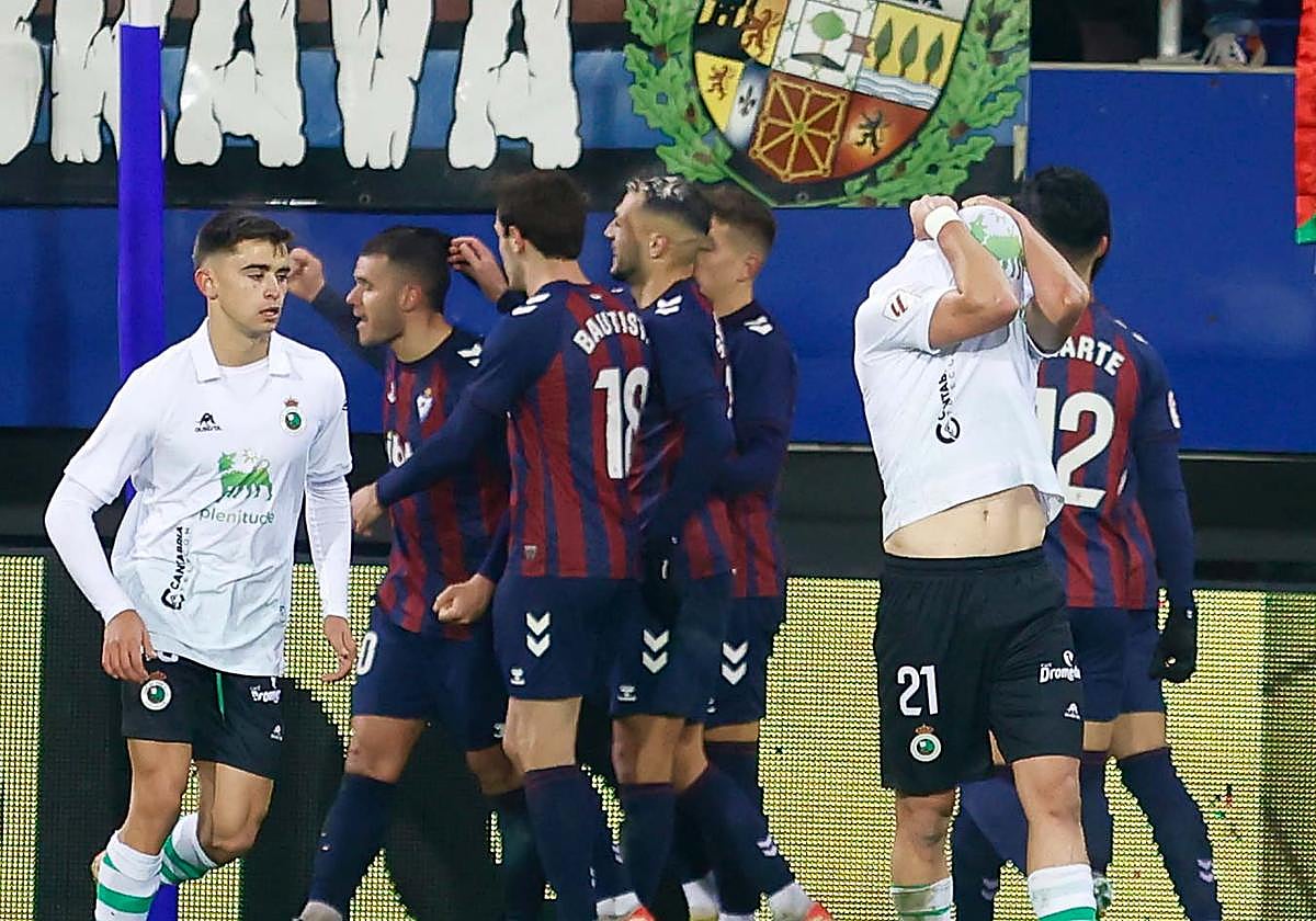 El Eibar-Racing, en imágenes